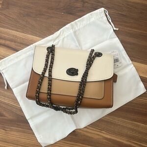 Coach Color Block Leather Bag